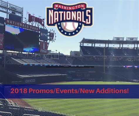 Washington Nationals 2018 Promos/Events/New Additions ...