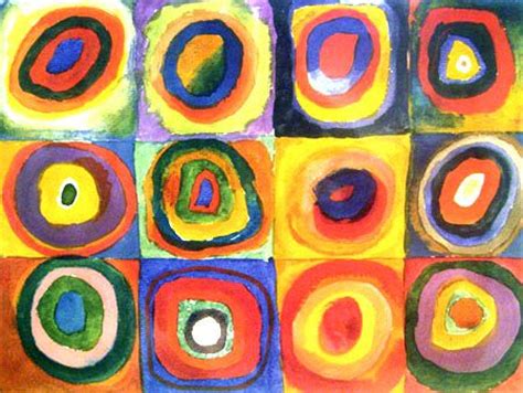 Wassily Kandinsky, Cuadrados con circulos concentricos ...