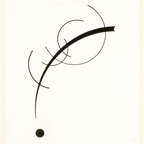 Wassily Kandinsky ~ Free Curve to the Point   Accompanying ...