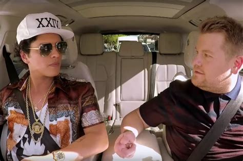 Watch Bruno Mars and James Corden Rock Out “Uptown Funk ...