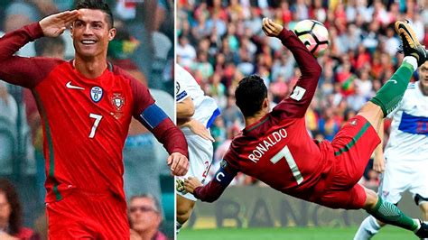 Watch Cristiano Ronaldo score a spectacular bicycle kick ...