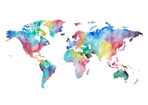 water colour world map   Google Search | Wallpaper ...
