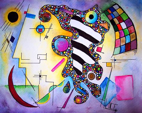 Watercolor  Kandinsky tribute by MystralCasterial on ...