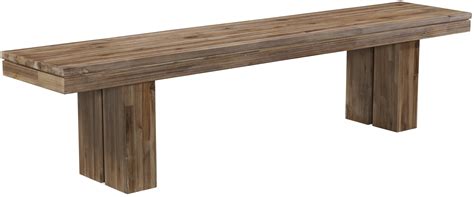 Waverly Acacia Wood Modern Rustic Dining Bench with ...