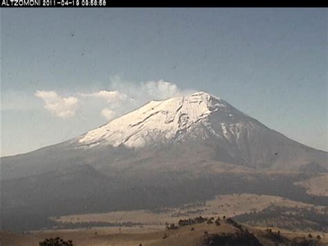 Webcam   Popocatepetl Volcano, Mexico | North America ...