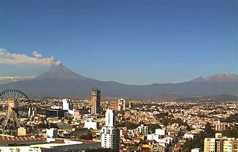 Webcam View to Popocatépetl Vulcano, Puebla, Mexico ...