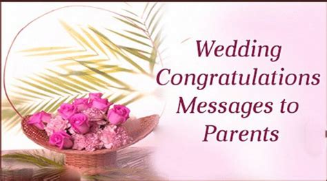 Wedding Congratulations Messages to Parents