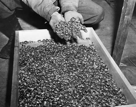 wedding rings taken from concentration camp inmates ...