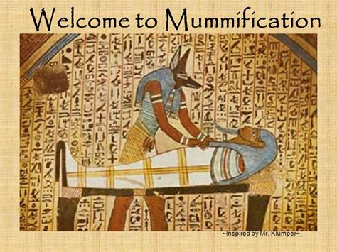 Welcome to Mummification   ppt video online download