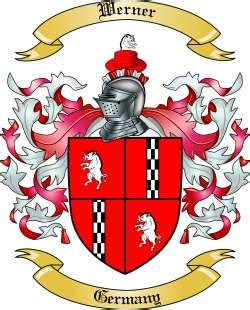 Werner Family Crest from Germany by The Tree Maker