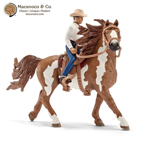 Western Riding Set Figurine   Macanoco and Co.