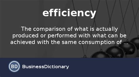 What is efficiency? definition and meaning ...