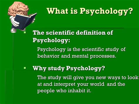 What is Psychology? The scientific definition of ...