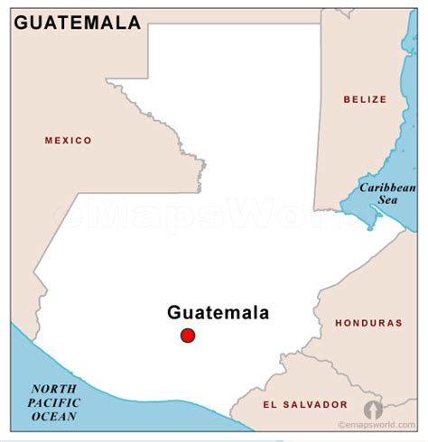 What Is The Capital Of Guatemala Map