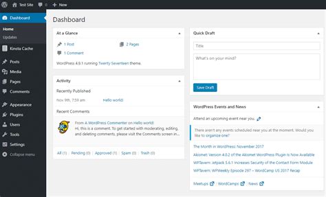 What Is the WordPress Admin Dashboard?  Overview and Tips