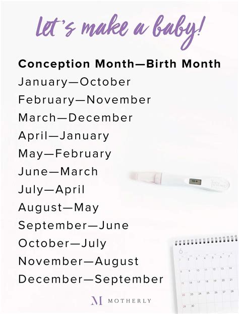 What month will my baby be born? Due date graphic ...