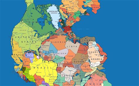 What Pangea Would Look Like With Our Current International ...