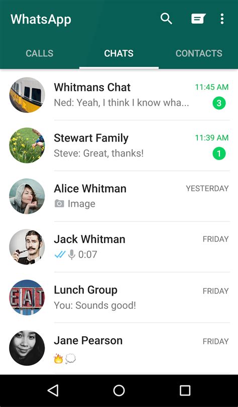 WhatsApp Messenger 2.18.51 free download   Downloads ...