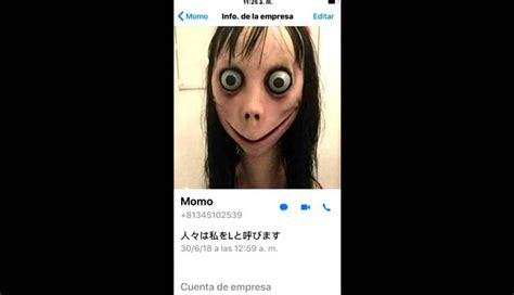 WhatsApp:  Momo , el perturbador reto viral que genera ...