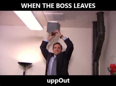 When the Boss leaves the Office   YouTube