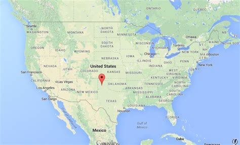 Where is Amarillo on map of USA