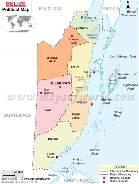 Where is Belmopan | Location of Belmopan in Belize Map