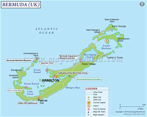 Where is Bermuda | Bermuda Location in World Map