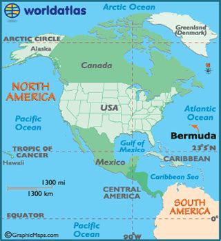 Where is Bermuda ~ Online Map