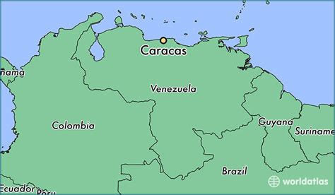 Where is Caracas, Venezuela? / Caracas, Capital Map ...
