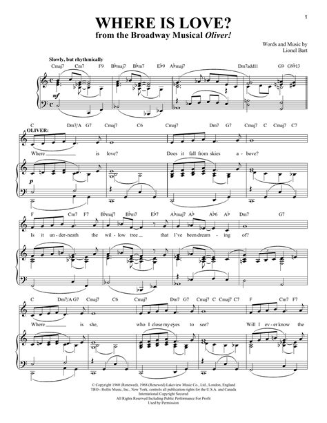 Where Is Love? | Sheet Music Direct