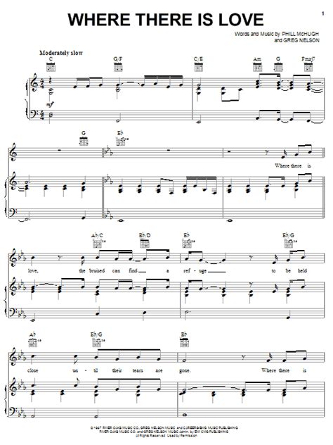 Where There Is Love | Sheet Music Direct