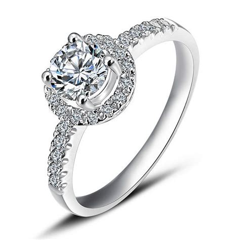 White Gold Engagement Rings Cheap | White Gold