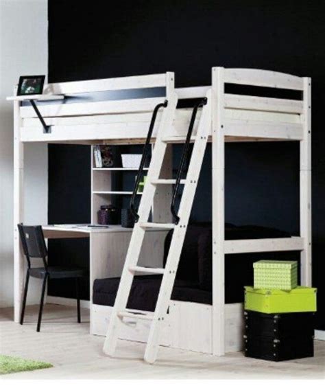 White STORA loft bed from IKEA | Spare room | Pinterest ...
