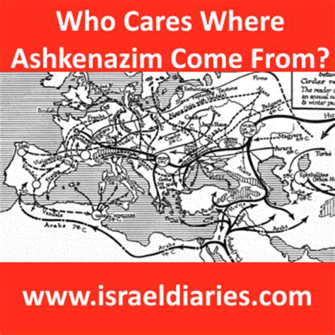 Who Cares Where Ashkenazi Jews Come From?   Israel Diaries