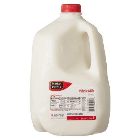 Whole Vitamin D Milk   1gal   Market Pantry : Target