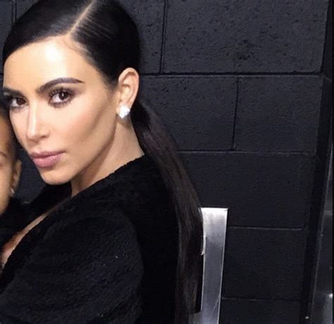 Why Did Kim Kardashian Crop Out Baby North in Selfie Photo ...
