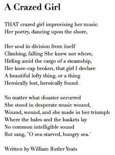 William Butler Yeats | Poemas | Pinterest | Poesía ...