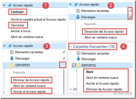 Windows 10 | Acceso rápido y mostrar en grupos de carpetas ...
