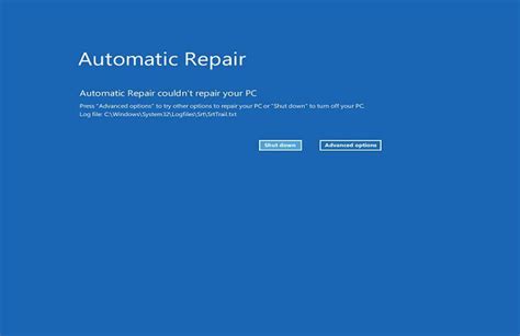 Windows 10 Automatic Repair couldn’t Repair your PC
