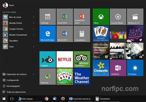Windows 10, características, nuevas funciones y mejoras