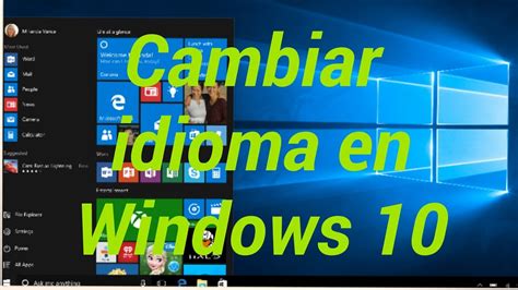 Windows 10|Como Cambiar El Idioma|Instalar Paquetes De ...
