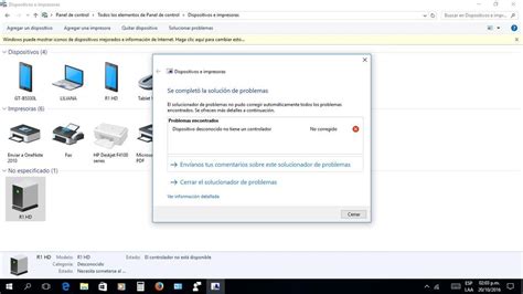 Windows 10 | Dispositivo no tiene un controlador ...