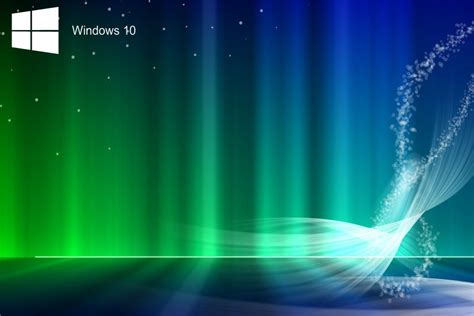 Windows 10 en un fondo de colores  67062