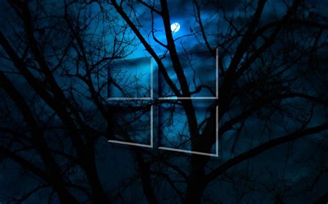Windows 10 HD Moon Night   Fondos de pantalla gratis para ...