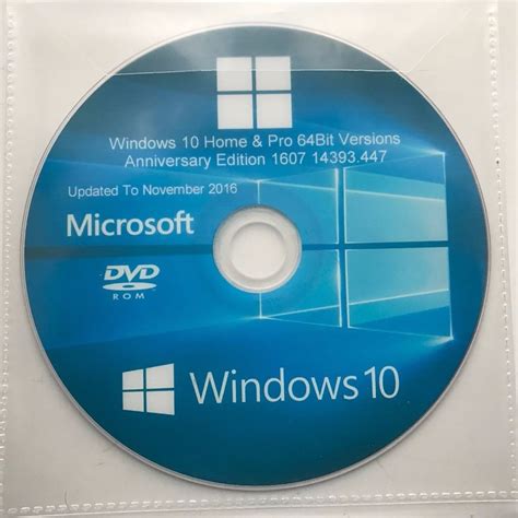 Windows 10 Home/Pro 64 bit Repair / Restore / Install CD ...