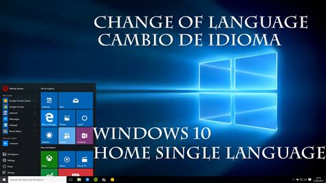 WINDOWS 10 HOME SINGLE LANGUAGE OS CAMBIANDO IDIOMA ...