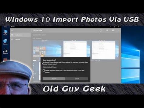 Windows 10 Import Photos From Camera Via USB   YouTube