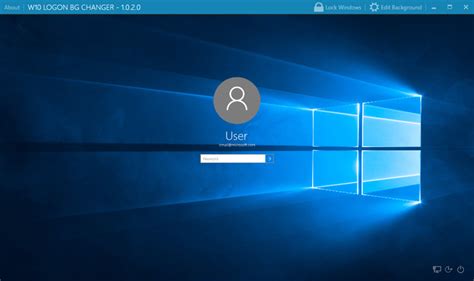 Windows 10 Login Background Changer   Télécharger