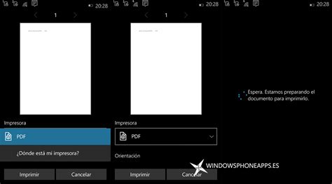 Windows 10 Mobile ya permite guardar como PDF y pronto ...