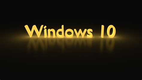 Windows 10 yellow glowing 4k Ultra HD Papel de Parede and ...